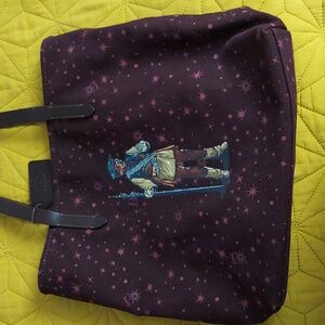 Star Wars X Coach Tote With Starry Print And Princess Leia As Boushh